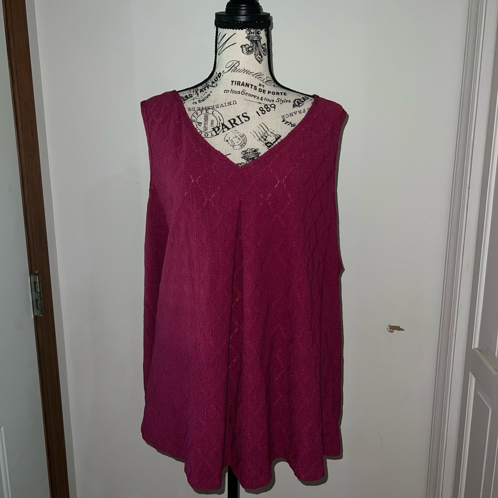 *5/$25* Pink Relaxed Tank Top
